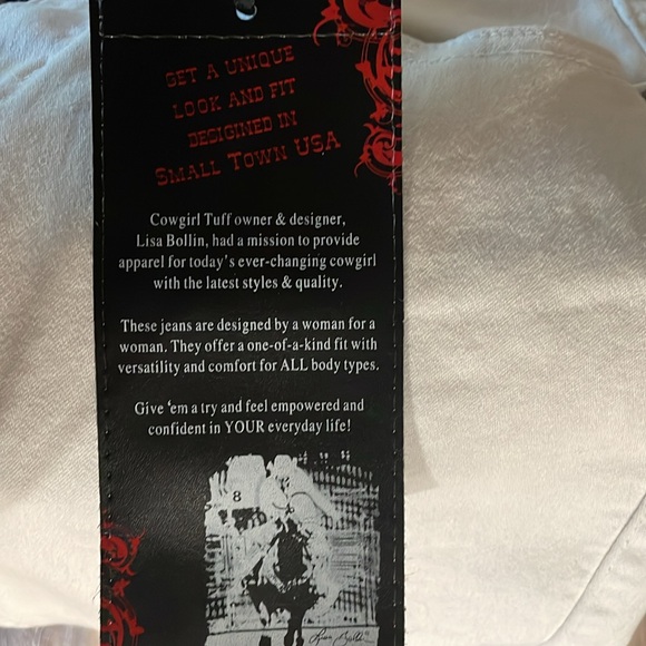 Cowgirl Tuff Co. White Jeans - Picture 11 of 11